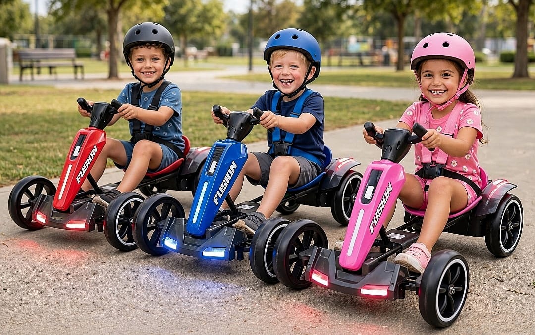 Go Kart Eléctrico FUSION para Niños